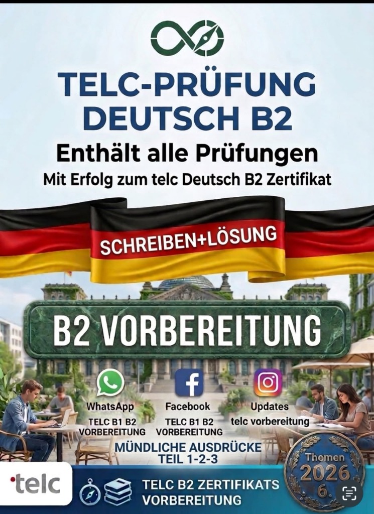 TELC-Prüfung Deutsch B2 Vorbereitung